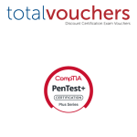CompTIA PenTest+ certification exam voucher