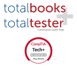 CompTIA Tech+ certification book and practice test bundle