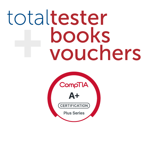 CompTIA A+ eBook, TotalTester, & Voucher with Retake Assurance