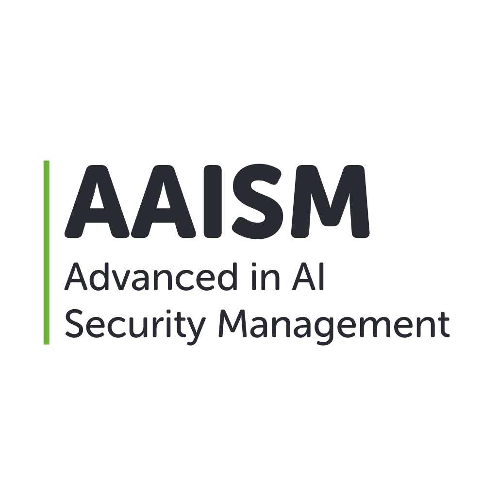 ISACA AAISM (Advanced in AI Security Management) logo